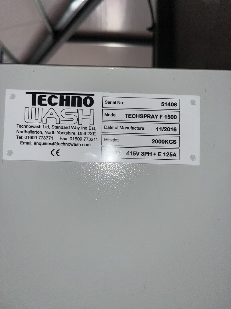 Technowash Techspray F1500 - Image 6